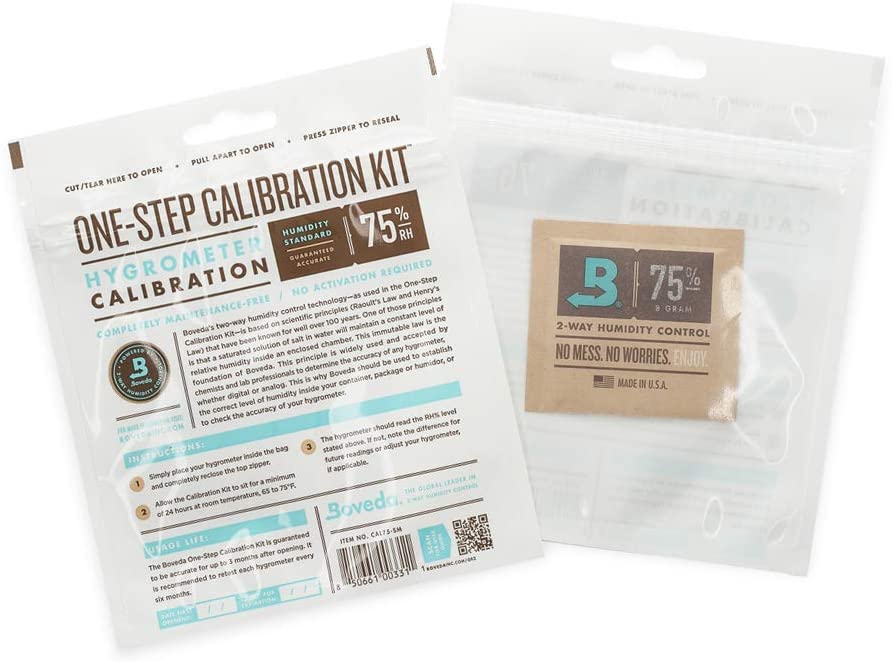 Boveda One-Step 75% Hygrometer Calibration Kit for Cannabis and Hemp - Image 4